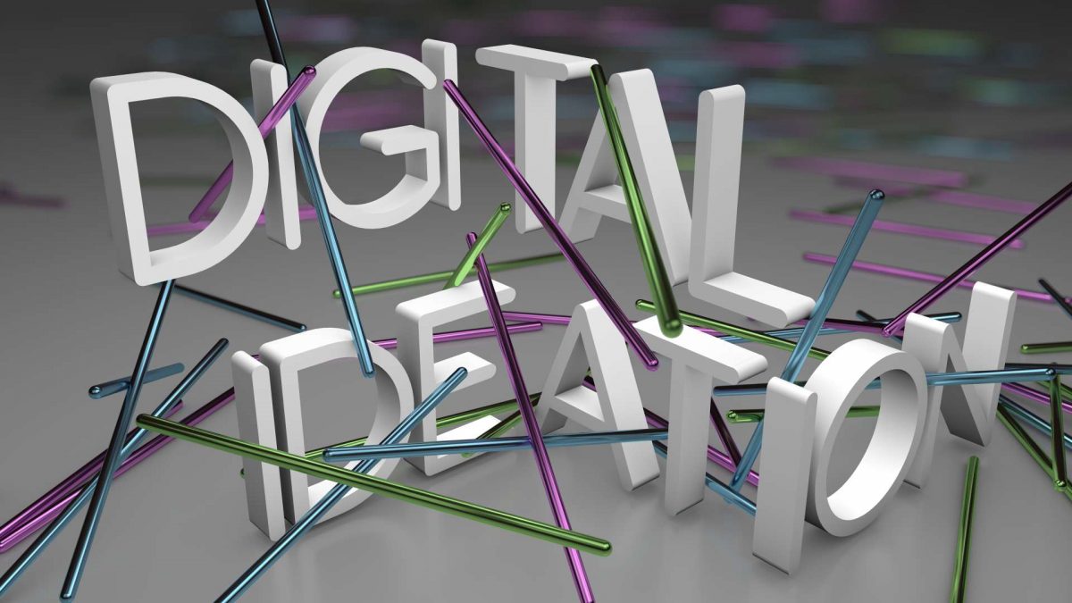 Schriftzug Digital Ideation